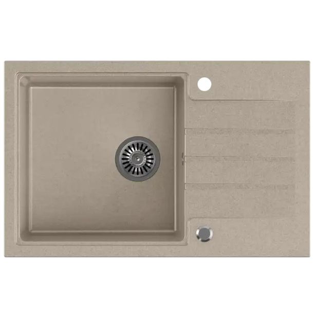 GRANITAL POMIVALNO KORITO QUADRON PETER 111 PEARL BEŽ