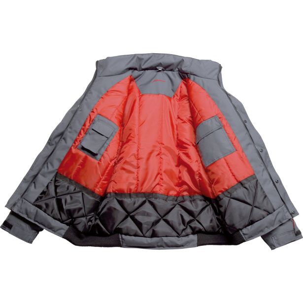 BUNDA ALBATROS GRAY PILOT SIVA/ČRNA ŠT. S