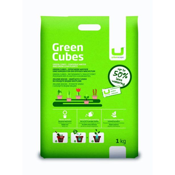 DODATEK ZA ZEMLJO URBANSCAPE GREEN CUBES 1 KG VREČA