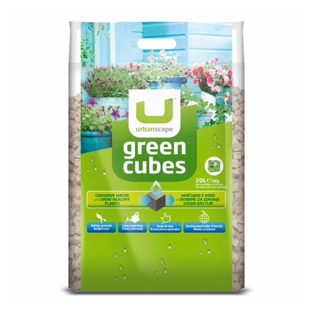 DODATEK ZA ZEMLJO URBANSCAPE GREEN CUBES 2 KG VREČA
