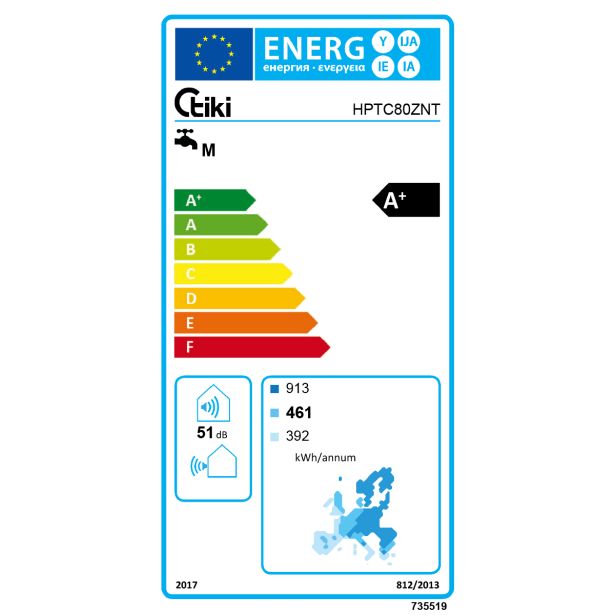 GRELNIK VODE S TOPLOTNO TIKI DHW LT 80