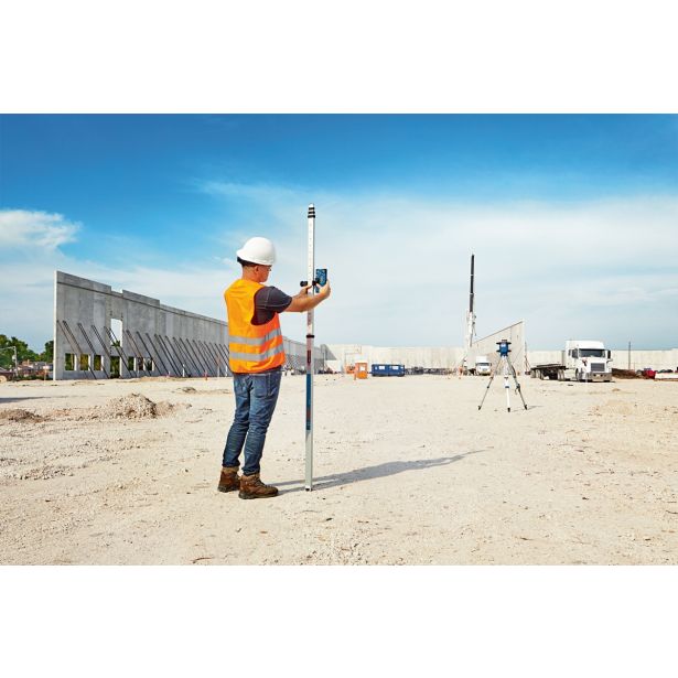 ROTACIJSKI LASER BOSCH GRL 600 CHV PROFESSIONAL Z LASERSKIM SPREJEMNIKOM LR 50 + RB 60 + WM 6