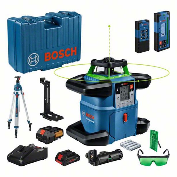 ROTACIJSKI LASER BOSCH PROFESSIONAL GRL 650 CHVG + LR 65 G + BT 300