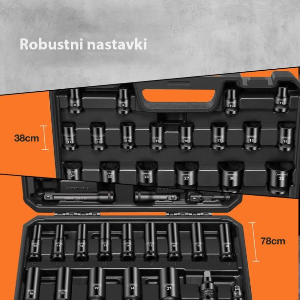 GRT NASADNIH KLJUČEV VONHAUS KOMPLET 40 KOS
