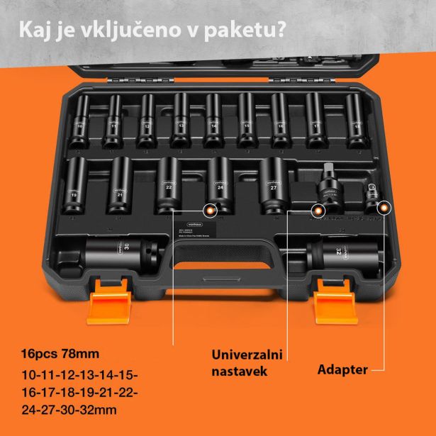 GRT NASADNIH KLJUČEV VONHAUS KOMPLET 40 KOS