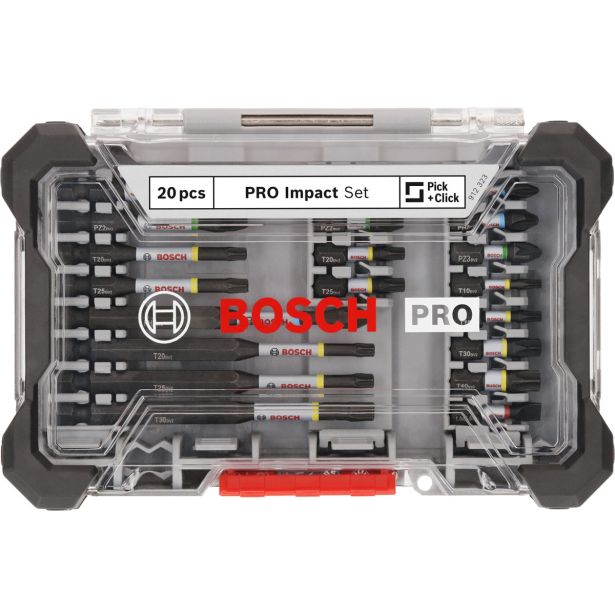 GRT VIJAČNIH NASTAVKOV BOSCH 20- DELNI PRO IMPACT
