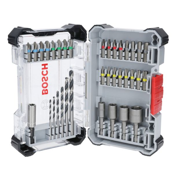 GRT VIJAČNIH NASTAVKOV BOSCH 35-DELNI KOMPLET EXTRA HARD. METAL HSS.