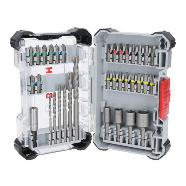 GRT VIJAČNIH NASTAVKOV BOSCH PRO 35-DELNI KOMPLET EXTRA HARD