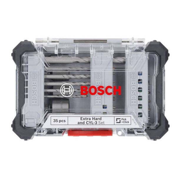 GRT VIJAČNIH NASTAVKOV BOSCH PRO 35-DELNI KOMPLET EXTRA HARD