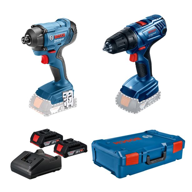 AKUMULATORSKI SET BOSCH PROFESSIONAL GSR 180-LI + GDR 18V-160