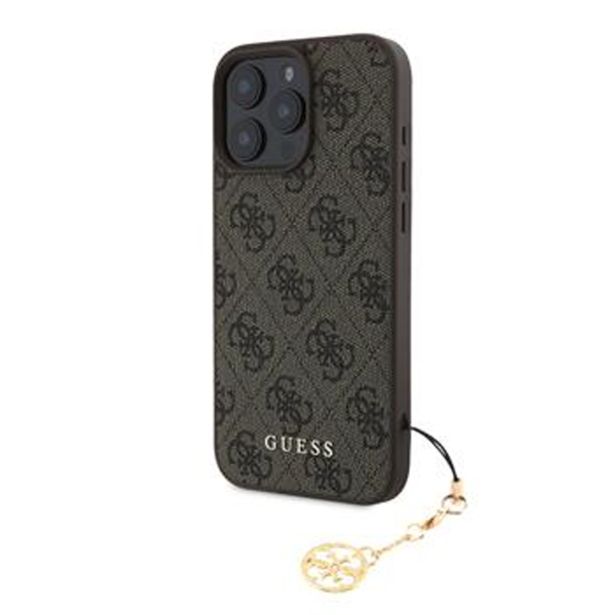 GUESS GUHCP16XGF4GCW SILIKONSKI OVITEK Z OBESKOM ZA IPHONE 16 PRO MAX - RJAV