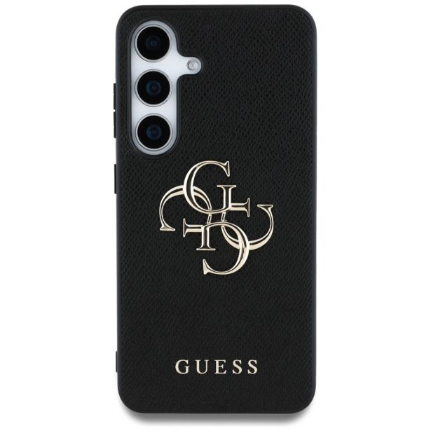 GUESS GUHCS25SPGT4MBK OVITEK ZA SAMSUNG GALAXY S25 5G - GRAINED - ČRN