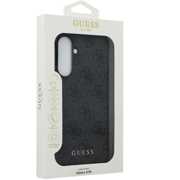 GUESS GUHCSA36G4GFGR OVITEK ZA SAMSUNG GALAXY A36 - ČRN
