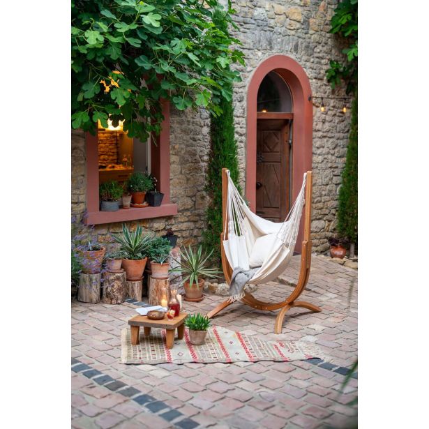 GUGALNA MREŽA LA SIESTA UDINE + VISEČI STOL LATTE COMFORT