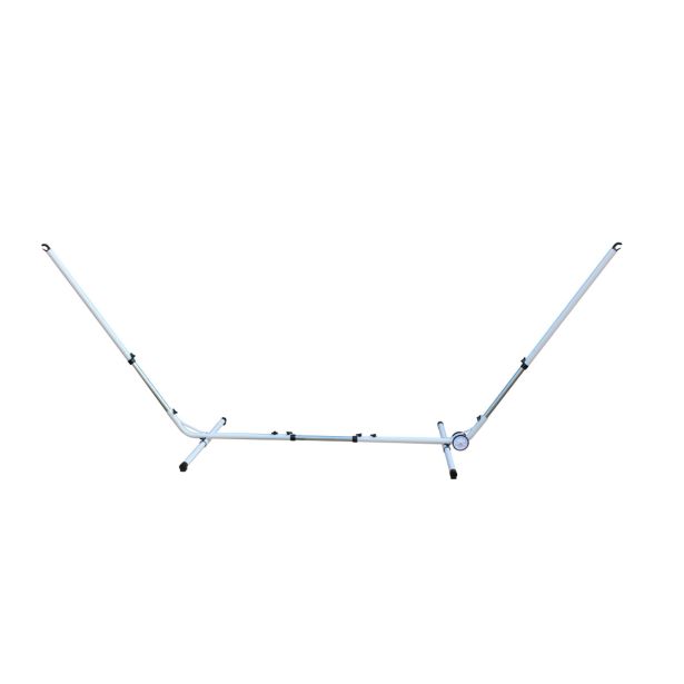 GUGALNA MREŽA MQ STOJALO ZA VISEČO MREŽO S KOLESI DO 150 KG, BELO