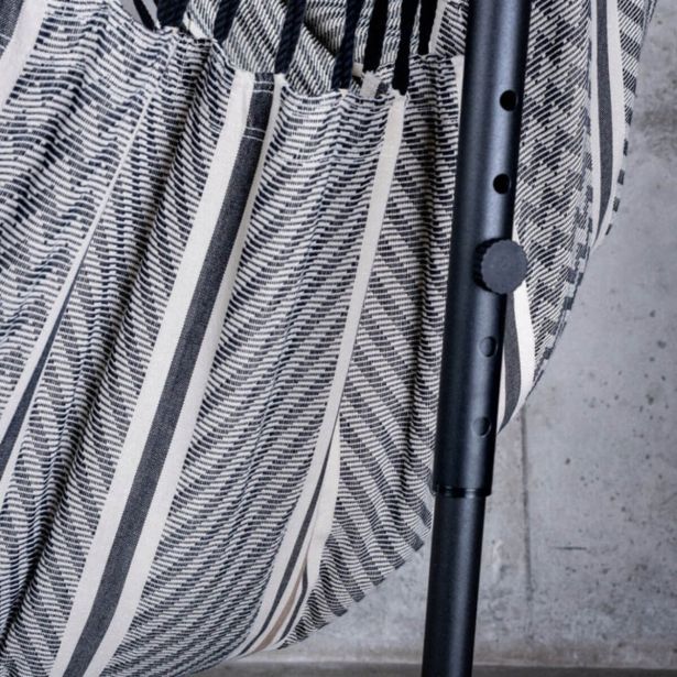 GUGALNA MREŽA S KOVINSKIM STOJALOM LA SIESTA FIJI ORGANIC ZEBRA COMFORT