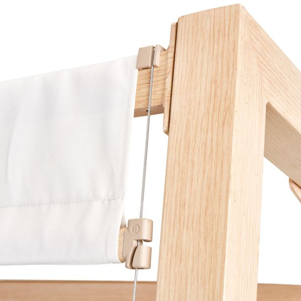 GUGALNIK 3P MEDENA JEKLO Z UČINKOM LESA PLETENO SPUNPOLY