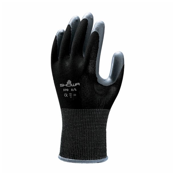 GUMENE ROKAVICE 370 ŠT. XL/9 NITRIL BARVA ČRNA