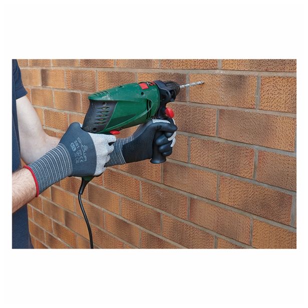 GUMENE ROKAVICE 381 ŠT. XL/9 MIKROPORNI NITRIL BARVA SIVA