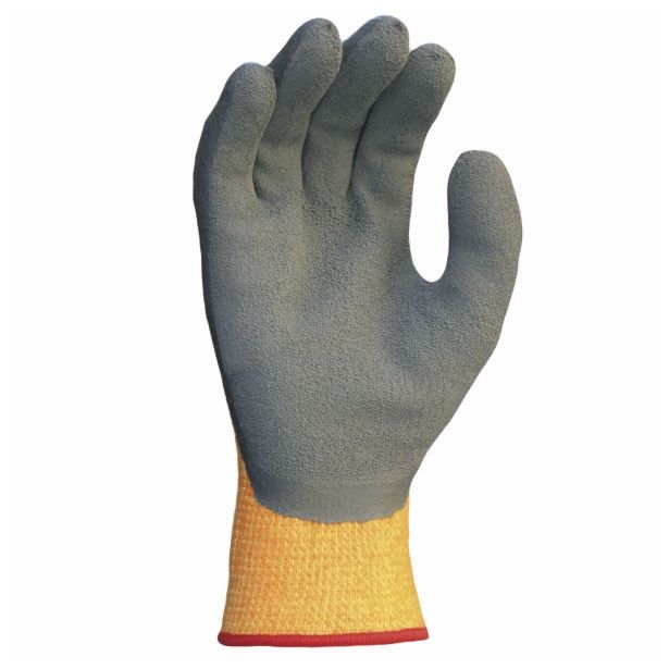 GUMENE ROKAVICE 454 ŠT. L/9 ORANŽNA GRADBENA TERMO