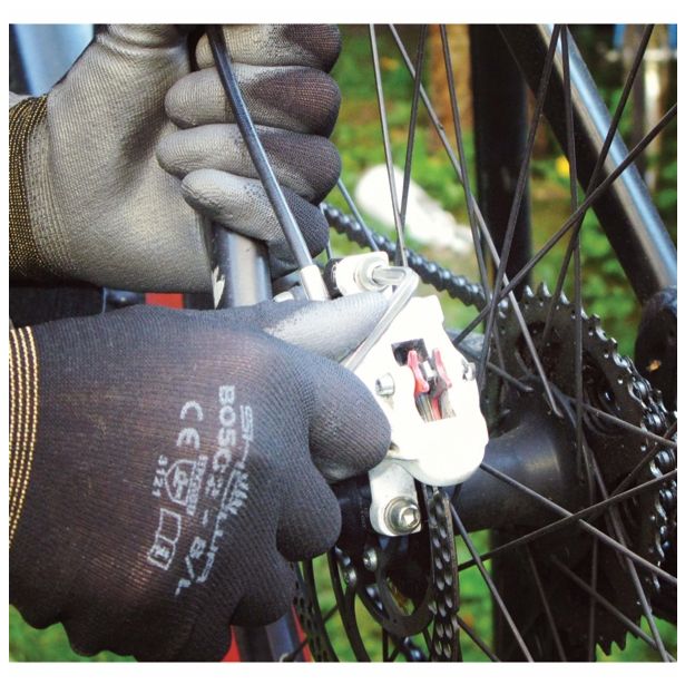 GUMENE ROKAVICE B0 502 ŠT XL/9 POLIURETAN BARVA ČRNA