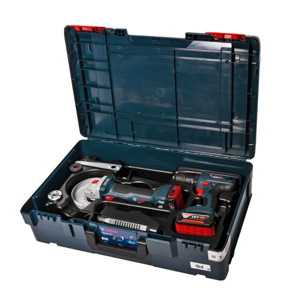 AKUMULATORSKI SET BOSCH PROFESSIONAL GWS 180-LI + GSB 180-LI