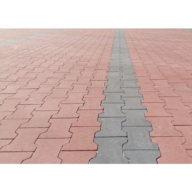 BETONSKI TLAKOVEC OBLAK GROUP H 20X16.5X6 CM RDEČ