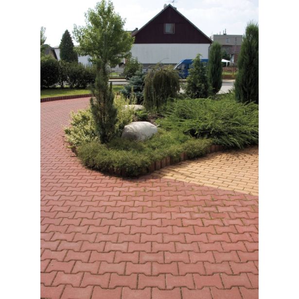 BETONSKI TLAKOVEC SEMMELROCK H TLAKOVEC 20/16.5/6 CM RDEČA