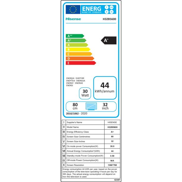 TELEVIZOR HISENSE H32B5600