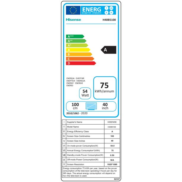 TELEVIZOR HISENSE H40B5100