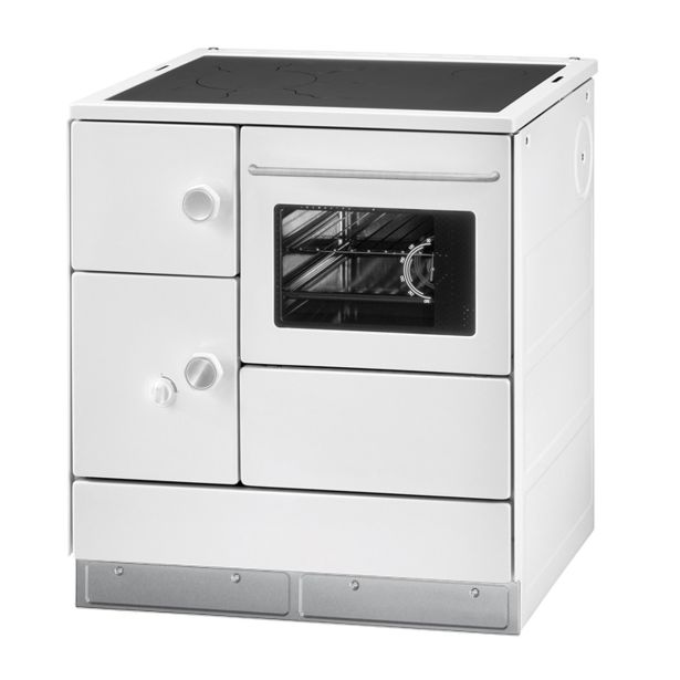 ŠTEDILNIK NA DRVA HAAS+SOHN HA 75.5-A BELI, DESNI S PEČICO