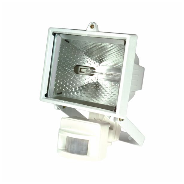 HALOGEN REFLEKTOR 500W  S SENZORJEM 120° IP44
