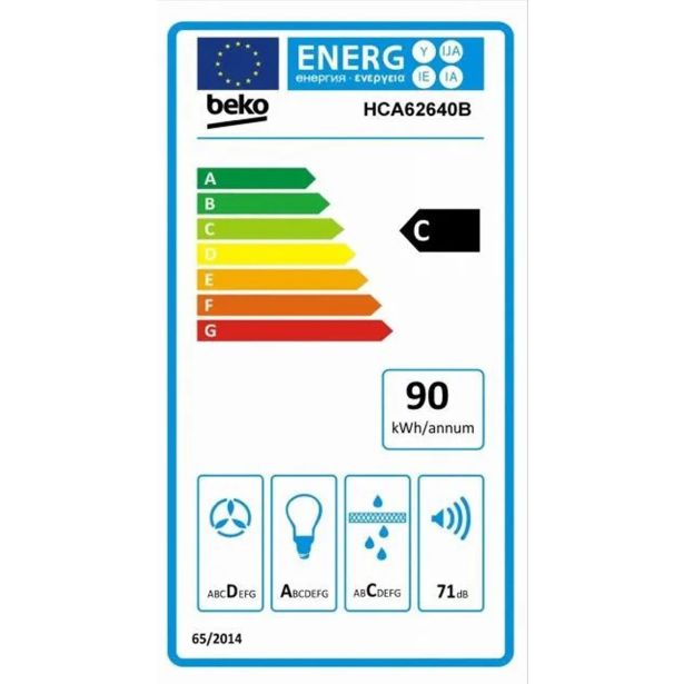POŠEVNA STENSKA NAPA BEKO HCA62640B