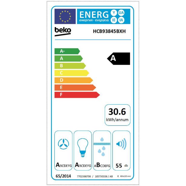 STENSKA KUHINJSKA NAPA BEKO HCB93845BXH