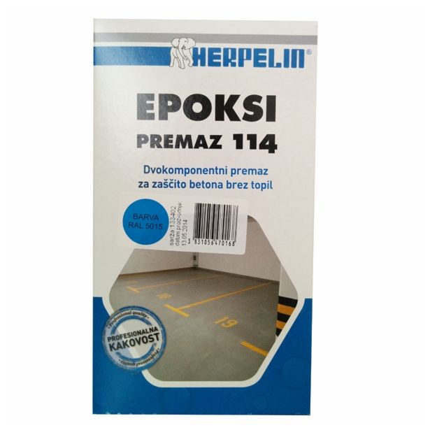 EPOKSIDNI PREMAZ AMAL HERPELIN 114 RAL 5015 1KG 2K - MODRA