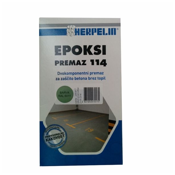 EPOKSIDNI PREMAZ AMAL HERPELIN 114 RAL 6011 1KG 2K - ZELENA