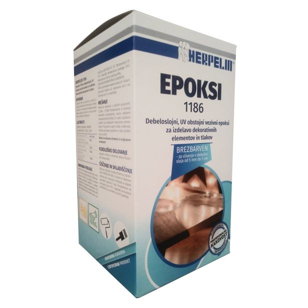 EPOKSI SMOLA AMAL HERPELIN 1186 10KG - ZA DEBELINO 0.5-5CM