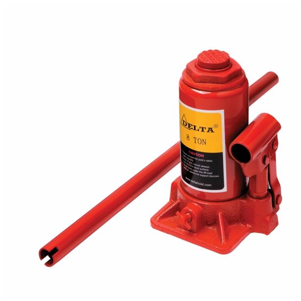 HIDRAVLIČNO DVIGALO DELTA MEHANIČNA DVIGALKA 16T Z ROČICO - RDEČA