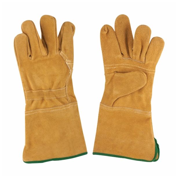 USNJENE ROKAVICE HIDROFOBIRANO GOV. USNJE MANŠETA 13 CM