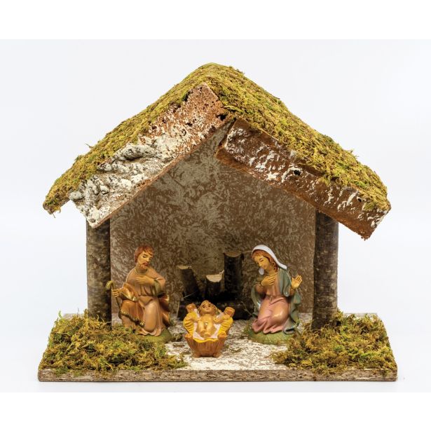 JASLICE EUROMARCHI HIŠA IN 3 FIGURE 25X13X21CM