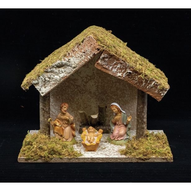 JASLICE EUROMARCHI HIŠA IN 3 FIGURE 25X13X21CM