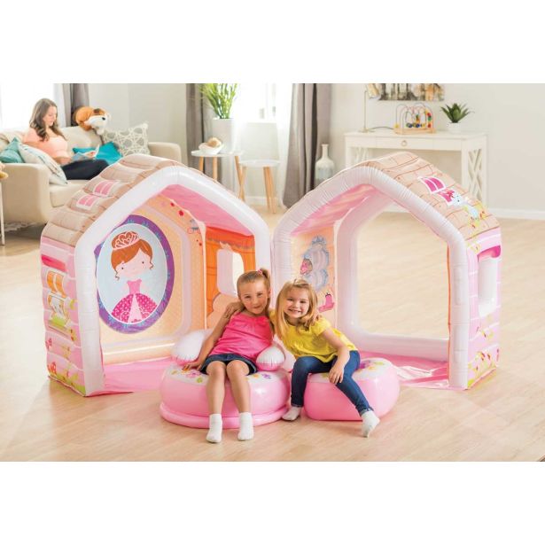 NAPIHLJIVA IGRAČA INTEX HIŠICA ZA PRINCESKE 124X109X122 CM