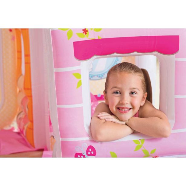 NAPIHLJIVA IGRAČA INTEX HIŠICA ZA PRINCESKE 124X109X122 CM