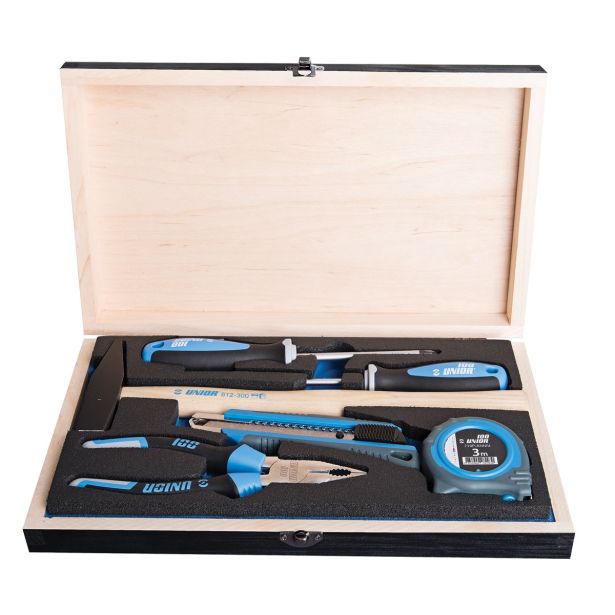 HIŠNO ORODJE UNIOR 6 DELNA V LESENI ŠKATLI ART. 20/7-ANNIV.