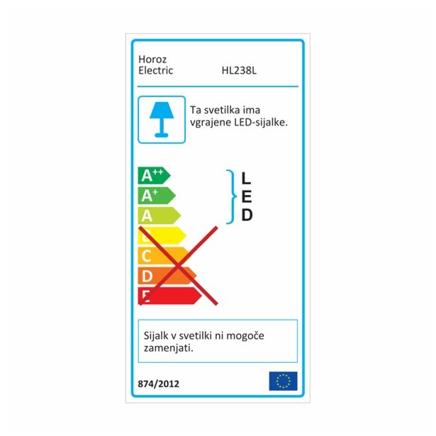 ZUNANJA LED STENSKA SVETILKA HOROZ HL238L  5.5W IP44