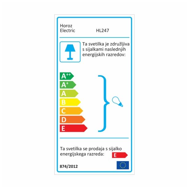 ZUNANJA STENSKA SVETILKA HOROZ HL247 2X35W GU10 IP44