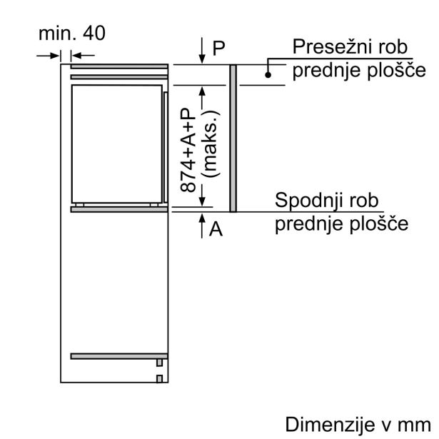 HLADILNIK BOSCH KIR21VFE0