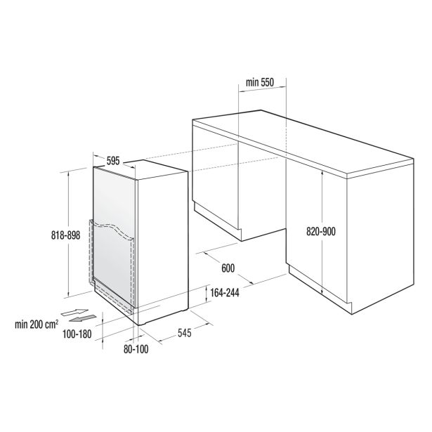 HLADILNIK GORENJE RBIU609FA1