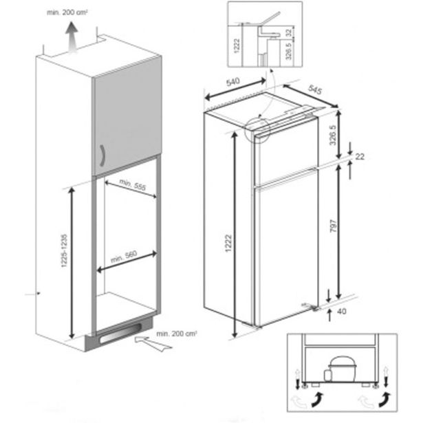 HLADILNIK IN ZAMRZOVALNIK BEKO BDSA180K3SN