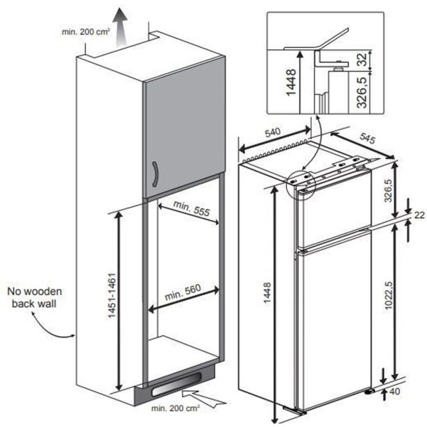 HLADILNIK IN ZAMRZOVALNIK BEKO BDSA250K3SN